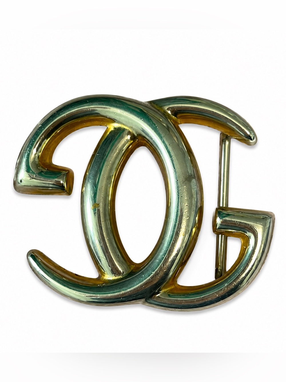 Vintage Authentic GUCCI Belt Buckle GG